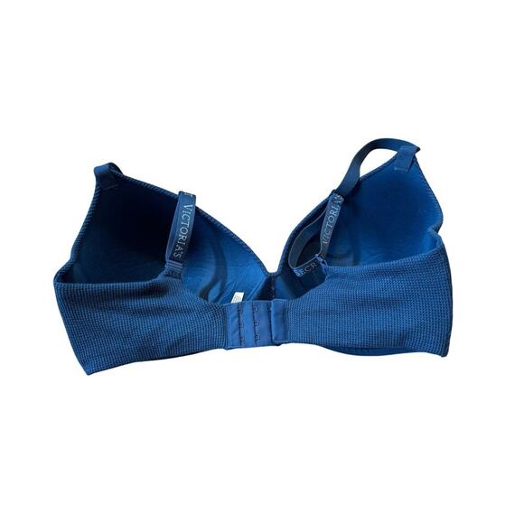 Victoria's Secret Women's Bra size 38 DDD, Micro Waffle; Wireless, NWT. TEAL - Picture 2 of 8